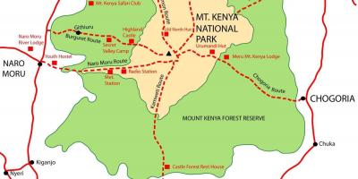 Карта гара Кенія